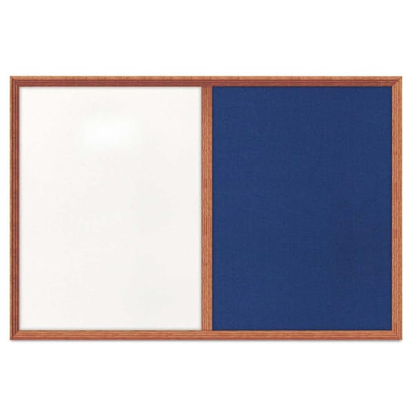 Enclosed Corkboard, 1 Door, 60"x36", 4" Fra